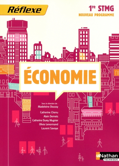 Economie 1ere stmg (pochette reflexe) eleve 2012 - Image principale