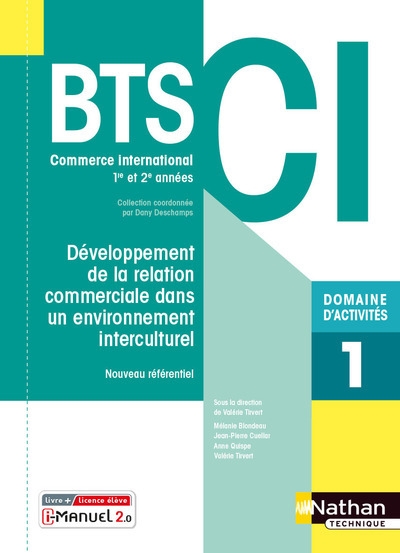 Développement de la relation commerciale dans un environnement interculturel livre+ licence élève - Image principale