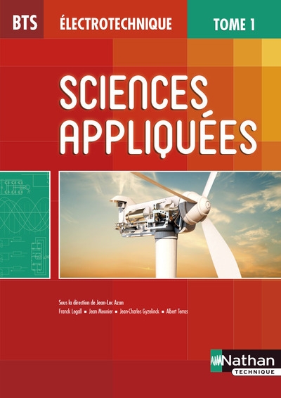 Sciences appliquées - tome 1 bts électrotechnique livre de l'élève - Image principale