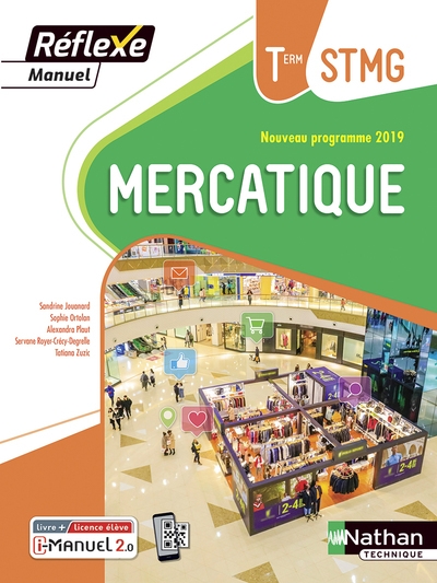 Mercatique term stmg (manuel réflexe) livre + licence élève 2020 - Image principale