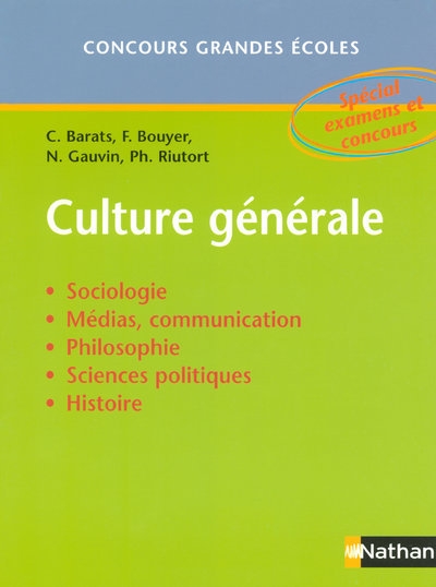 Culture generale - concours grandes ecoles - 2007 - Image principale