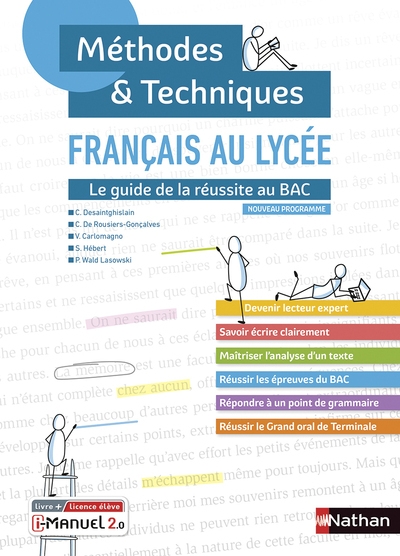 Français (m et t) le guide de la réussite au bac - classes des lycées - livre + licence élève - Image principale