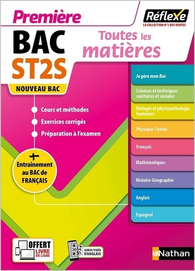 Toutes les matières bac st2s première - réflexe n° 26 - Image principale