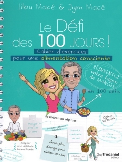 Le defi des 100 jours ! cahier d'exercices pour une alimentation consciente - Image principale