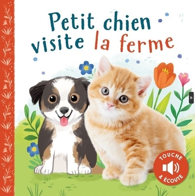 Petit chien visite la ferme - Image principale