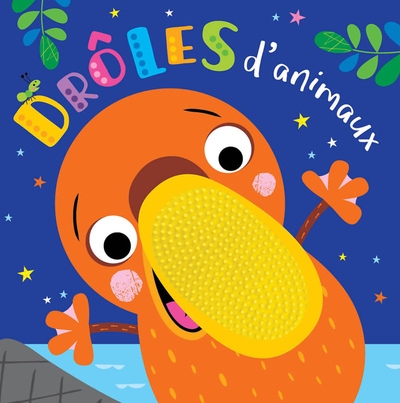 Livre a toucher silicone - drôles d'animaux - Image principale