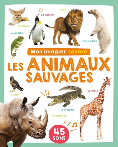 Mon imagier sonore - les animaux sauvages - Image principale