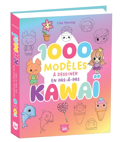 1000 modèles ultra-simples à dessiner en pas à pas kawai - Image principale