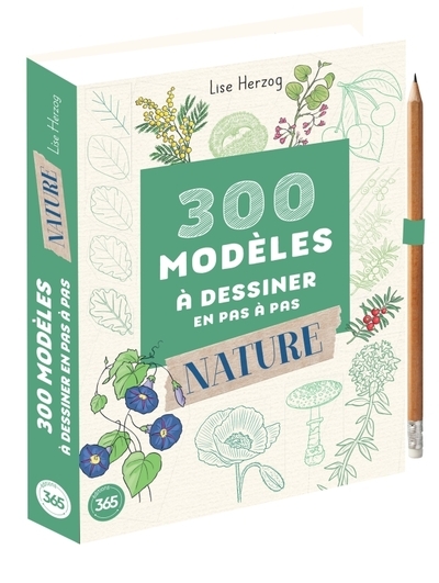 300 modèles à dessiner en pas à pas spécial nature - dessins étape par étape - Image principale