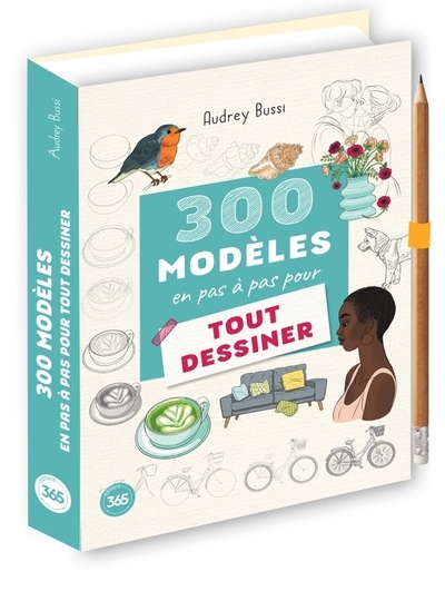 300 modèles en pas à pas pour tout dessiner - Image principale