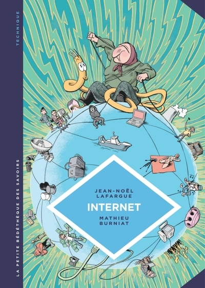 La petite bédéthèque des savoirs - tome 17 - internet. au-delà du virtuel - Image principale