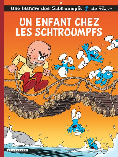 Les schtroumpfs lombard - tome 25 - un enfant chez les schtroumpfs - Image principale
