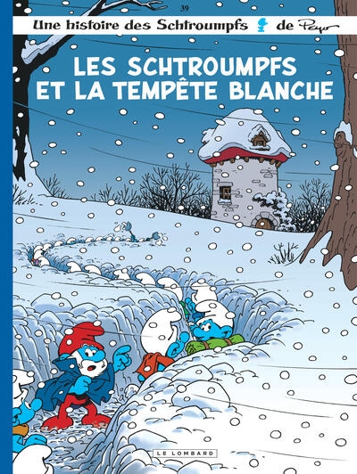 Les schtroumpfs lombard - tome 39 - les schtroumpfs et la tempête blanche - Image principale