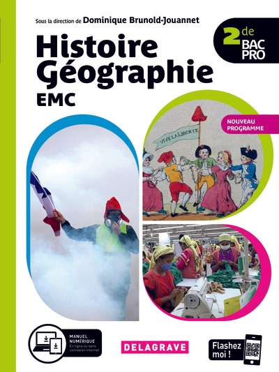 Histoire géographie emc 2de bac pro (2020) - manuel élève - Image principale