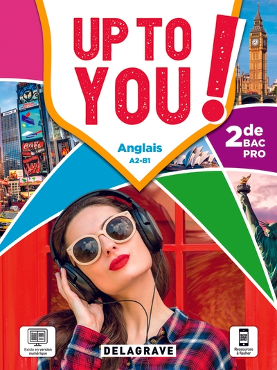 Up to you! anglais 2de bac pro (2021) - manuel élève - Image principale