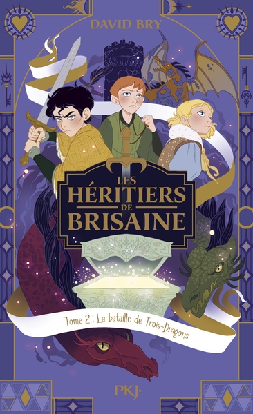 Les héritiers de brisaine - tome 2 la bataille de trois-dragons - Image principale