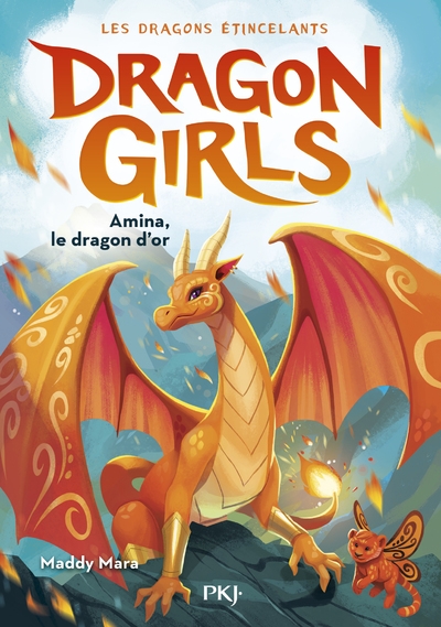 Dragon girls - les dragons étincelants - tome 1 amina, le dragon d'or - Image principale
