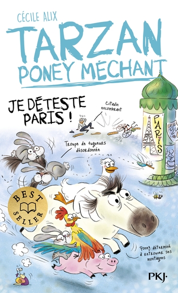 Tarzan poney méchant - je déteste paris ! - Image principale