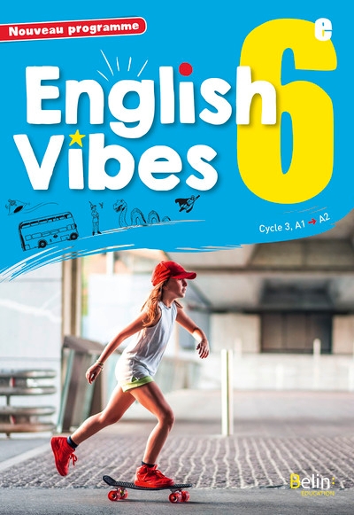 English vibes, manuel d'anglais lv1 6è livre de l'élève - Image principale