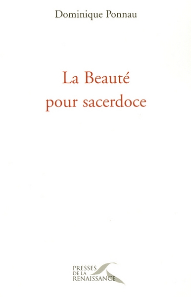 La beauté pour sacerdoce - Image principale