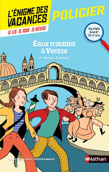 L'énigme des vacances du cm2 à la 6ème eaux troubles à venise - Image principale