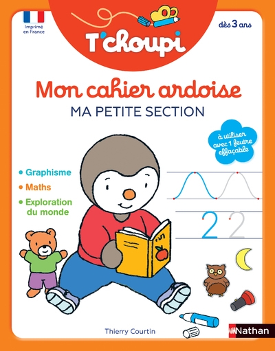 T'choupi mon cahier ardoise - ma petite section - Image principale