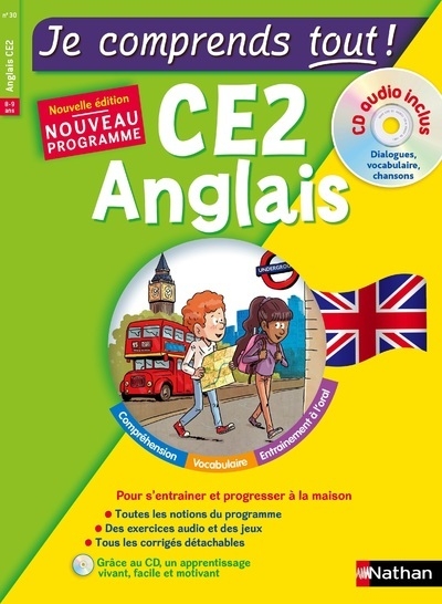 Je comprends tout ! anglais ce2 + cd audio - Image principale