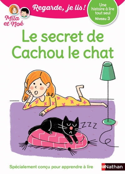 Le secret de cachou le chat - niveau 3 regarde, je lis ! une histoire à lire tout seul - Image principale