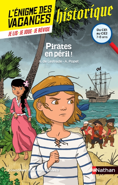L'enigme des vacances du ce1 au ce2 - pirates en péril ! - Image principale