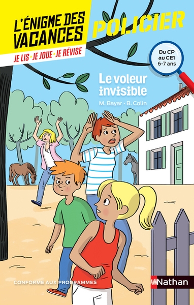 L'énigme des vacances du cp au ce1 - le voleur invisible - Image principale