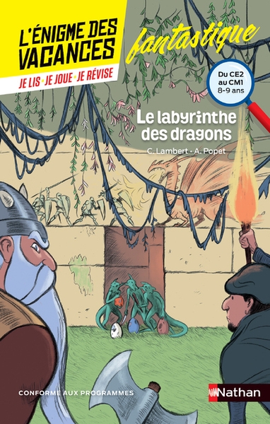 Enigme des vacances : le labyrinthe des dragons ce2/cm1 - Image principale