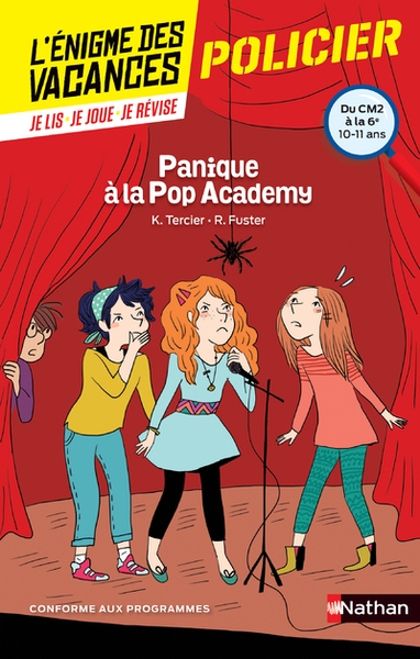 L'énigme des vacances du cm2 à la 6e - panique à la pop academy - Image principale