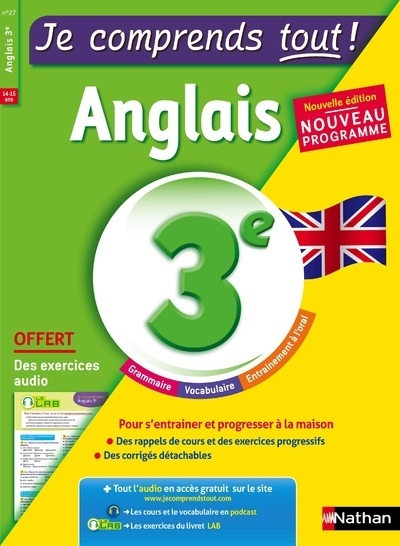 Je comprends tout ! anglais 3ème - Image principale