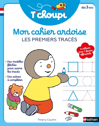 T'choupi mon cahier ardoise : les premiers tracés - Image principale