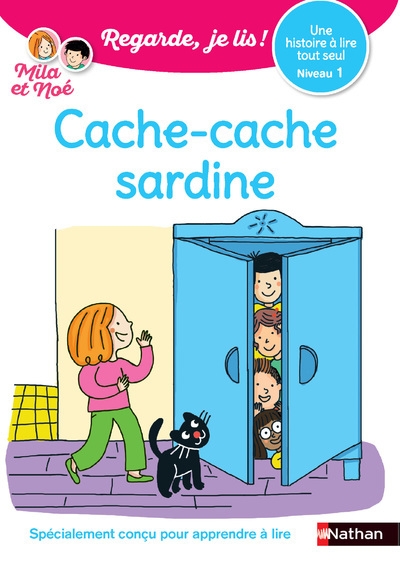 Regarde je lis ! une histoire à lire tout seul - cache-cache sardine niveau 1 - Image principale