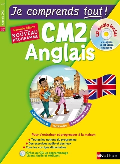 Je comprends tout ! anglais cm2 + cd audio - Image principale