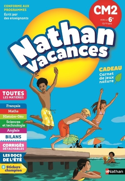 Cahier de vacances primaire cm2 vers 6ème 10/11 ans - Image principale