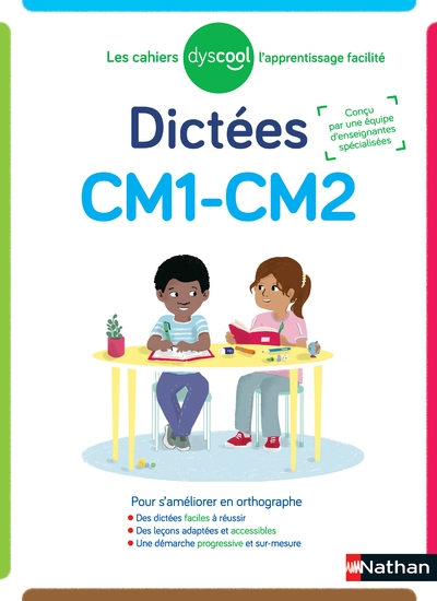 Cahier de dictées cm1-cm2 dyscool - Image principale