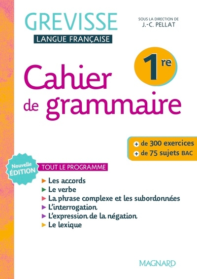 Cahier grevisse 1re (2025) - Image principale
