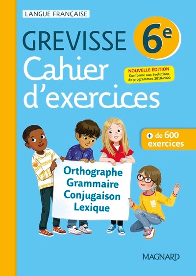 Cahier grevisse 6e (2021) - Image principale