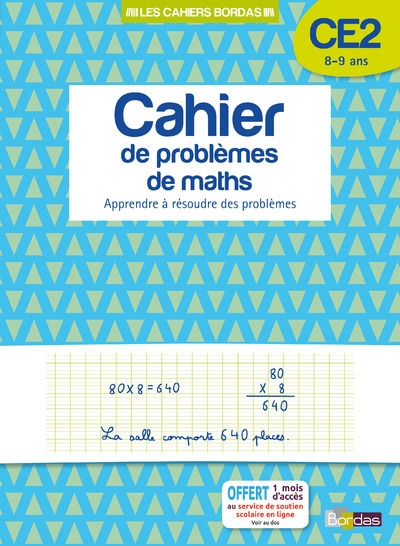 Les cahiers bordas - cahier de problèmes de maths ce2 - Image principale