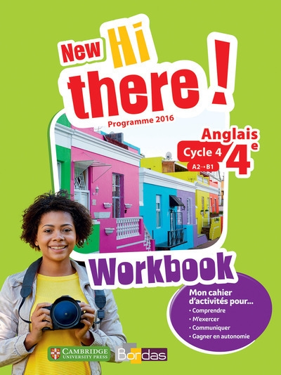 New hi there ! anglais 4e 2017 - workbook élève - Image principale