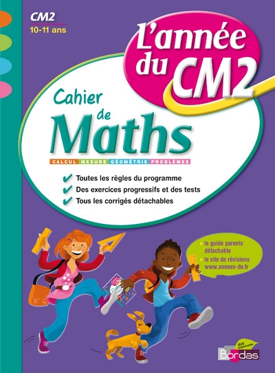 L'année du cm2 - cahier de maths - Image principale