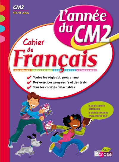 L'année du cm2 - cahier de français - Image principale