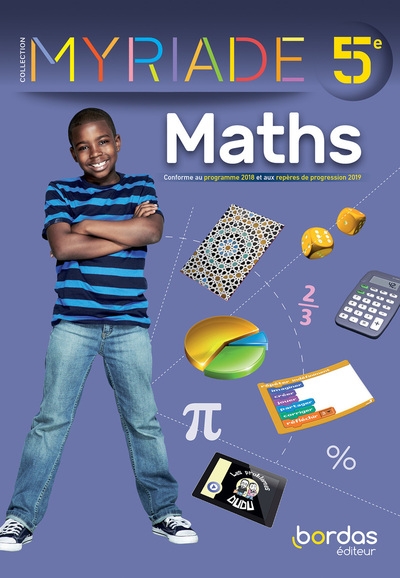 Myriade maths 5e 2021 - manuel élève - Image principale