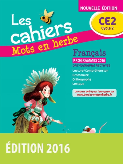 Mots en herbe français ce2 2016 cahier élève - Image principale