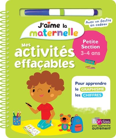Mes activités effaçables petite section - j'aime la maternelle - 3-4 ans - Image principale