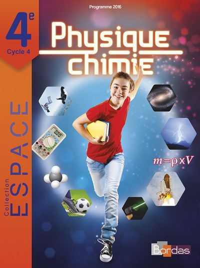 E.s.p.a.c.e. collège physique chimie 4e 2017 manuel élève - Image principale