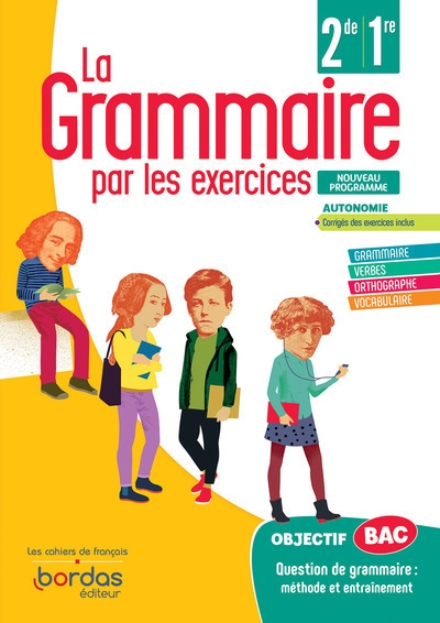 La grammaire par les exercices 2de/1re - cahier d'exercices élève 2020 - Image principale