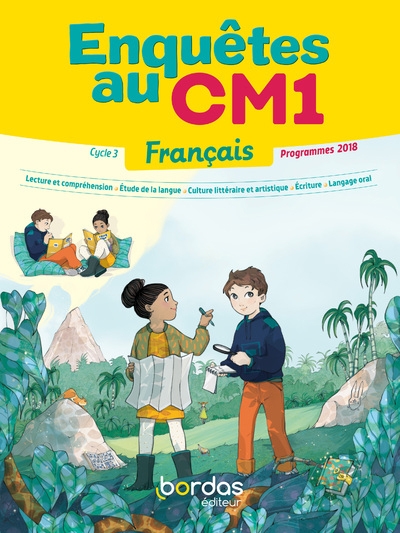 Enquêtes au cm1 français manuel élève 2019 - Image principale